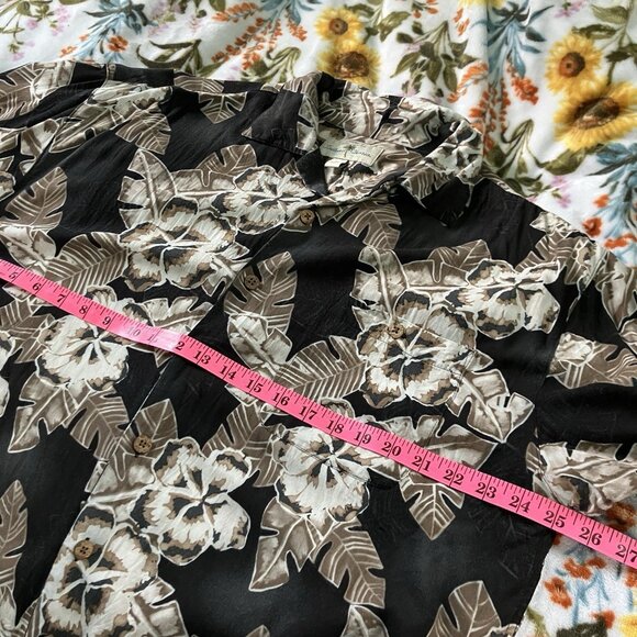 Island Shores Hawaiian Shirt Mens XL Rayon Short Sleeve Camp Button Up - Picture 8 of 9